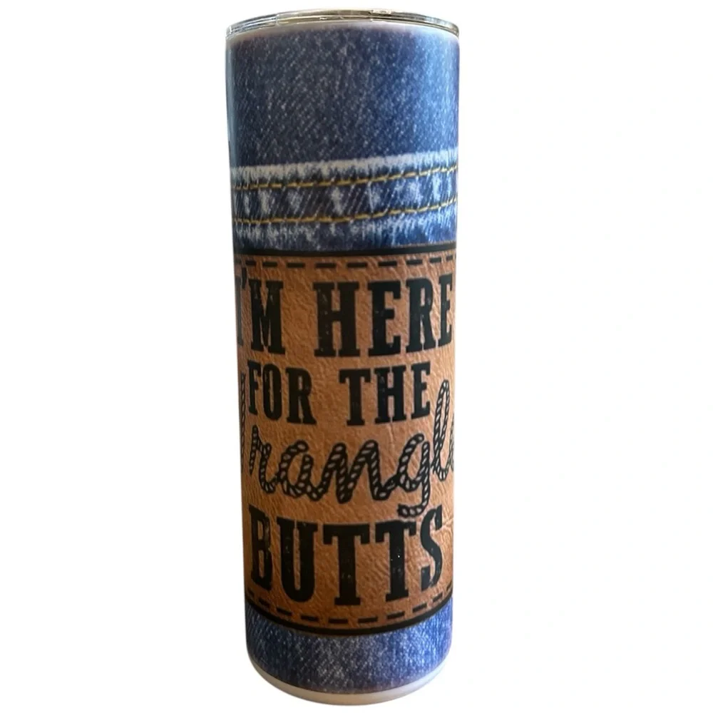 Wrangler Jean Denim Print 20oz Skinny Tumbler